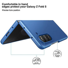 Load image into Gallery viewer, Foluu Slim Fit Case for Samsung Galaxy Z Fold 5 Case, with Front Built-in Screen Protector, Ultra Thin Matte PC Protective Cover for Samsung Galaxy Z Fold5 5G 2023 (Blue), ZFoldBlue_7582
