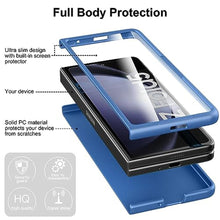 Load image into Gallery viewer, Foluu Slim Fit Case for Samsung Galaxy Z Fold 5 Case, with Front Built-in Screen Protector, Ultra Thin Matte PC Protective Cover for Samsung Galaxy Z Fold5 5G 2023 (Blue), ZFoldBlue_7583
