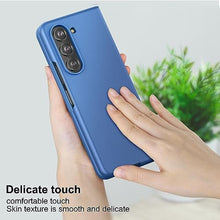 Load image into Gallery viewer, Foluu Slim Fit Case for Samsung Galaxy Z Fold 5 Case, with Front Built-in Screen Protector, Ultra Thin Matte PC Protective Cover for Samsung Galaxy Z Fold5 5G 2023 (Blue), ZFoldBlue_7584
