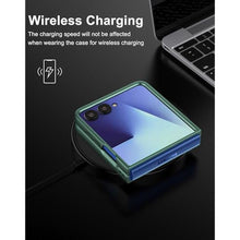 Load image into Gallery viewer, Foluu Slim Fit Case for Samsung Galaxy Z Flip 7, Ultra Thin Matte PC with Non-Slip Grip Full Protection Protective Cover for Samsung Galaxy Z Flip7 5G 2025 (Green)_472

