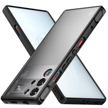 Load image into Gallery viewer, Foluu Slim Fit Case for ZTE Nubia Red Magic 10 Pro/Red Magic 10 Pro+, Translucent Matte Hard PC Back &amp; Soft TPU Bumper Protective Shockproof Scratch Resistant Case for Red Magic 10 Pro 2024 (Black)_1
