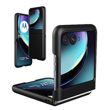Load image into Gallery viewer, Foluu (Upgraded Slim Fit Case for Motorola Razr Plus 2023, Ultra Thin Matte PC with Non-Slip Grip Full Protection Protective Cover for Motorola Razr+ 2023 (Black)_1
