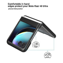 Load image into Gallery viewer, Foluu (Upgraded Slim Fit Case for Motorola Razr Plus 2023, Ultra Thin Matte PC with Non-Slip Grip Full Protection Protective Cover for Motorola Razr+ 2023 (Black)_415
