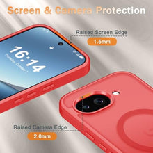 Load image into Gallery viewer, for Google Pixel 10a Case, Matte Magnetic Phone Cover, Red_762
