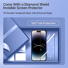 Load image into Gallery viewer, for iPhone 14 Pro Max Case 2023 NEW with Full Camera Protection, [Far Beyond Official Color] [Military Grade Drop Tested] Metallic Glossy Clear Case Designed for Women Men 6.7, Phantom Black_1362
