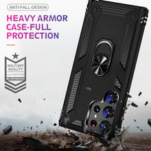 Load image into Gallery viewer, for Samsung Galaxy S24 Ultra Case with Screen Protector, Military Grade Rugged Shockproof Heavy Duty S24 Ultra 5G Protective Cover for Samsung S24 Ultra Magnetic Ring Kickstand Phone Case (Black)_1663
