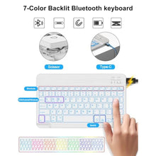Load image into Gallery viewer, for Samsung Galaxy Tab S10 Lite/FE/S9 11 Inch/FE 5G 10.9 Inch Keyboard Case, SkyBlue_34
