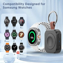 Load image into Gallery viewer, for Samsung Galaxy Watch Charger,1200mAh Portable Charger, Black_164
