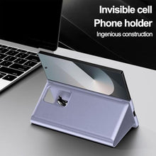 Load image into Gallery viewer, for Samsung Galaxy Z Fold 7 with Smart Small Screen View, S-View Wallet Phone Case, for Samsung Fold 7 Case Smart Window Cover, Smart Flip Leather Protective Cover for Samsung Z Fold 7 Purple_1842
