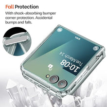 Load image into Gallery viewer, for Samsung Z Flip 7 Case Silicone Flowers Slim Transparent for Women Girls Soft TPU Shockproof Cover for Samsung Galaxy Z Flip 7 5G Phone Case Crystal Clear Case (C)_456
