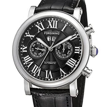Load image into Gallery viewer, FORSINING Men's Luxury Brand Day Calendar Automatic Stainless Steel Case Leather Strap Wrist Watch FSG9407M3S2_1
