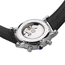 Load image into Gallery viewer, FORSINING Men's Luxury Brand Day Calendar Automatic Stainless Steel Case Leather Strap Wrist Watch FSG9407M3S2_8152
