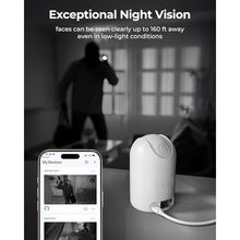 Load image into Gallery viewer, FOSCAM Home Security Camera R4S 4MP(2K) WiFi Camera, 2.4/5GHz Wireless IP Indoor Camera with AI Human Detection &amp; Sound Detection, 33ft Night Vision, 2-Way Audio,Compatible with Alexa, White_2334
