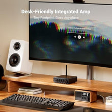 Load image into Gallery viewer, Fosi Audio BT30D Bluetooth 5.0 Stereo Audio Receiver Amplifier 2.1 Channel Mini Hi-Fi Class D Integrated Amp 50 Watt x2+100 Watt for Home Outdoor Passive Speakers/Subwoofer Powered Subwoofer, Black_7302
