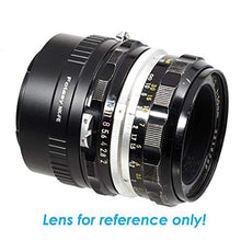 Load image into Gallery viewer, Fotasy Manual F Mount Lens to E-Mount Adapter, Nikkor F E Mount Adapter, Compatible with Sony a7 a7R a7s II III IV a9 a7c Alpha 1 a6600 a6500 a6400 a6300 a6100 a6000 a5100 a5000 a3500 ZV-E10, NikonLenstoSonyFE_612
