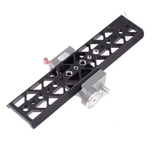 Load image into Gallery viewer, Foto4easy 10" Standard Lightweight Dovetail Plate with 1/4"-20 &amp; 3/8"-16 Mounting Screw for DSLR Camera Cage Kit Tripod Camera Accessories, Black_1
