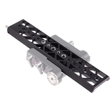 Load image into Gallery viewer, Foto4easy 10" Standard Lightweight Dovetail Plate with 1/4"-20 &amp; 3/8"-16 Mounting Screw for DSLR Camera Cage Kit Tripod Camera Accessories, Black_7045
