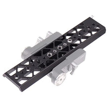 Load image into Gallery viewer, Foto4easy 10" Standard Lightweight Dovetail Plate with 1/4"-20 &amp; 3/8"-16 Mounting Screw for DSLR Camera Cage Kit Tripod Camera Accessories, Black_7046

