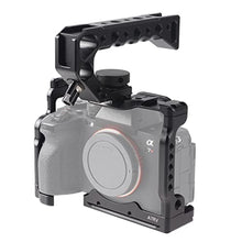 Load image into Gallery viewer, Foto4easy Aluminum Alloy a7RV Cage for Sony a7R V Mirrorless Digital Camera,Quick Release Plate for Arca,and One Top Handle, Black_1
