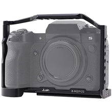 Load image into Gallery viewer, Foto4easy Aluminum Alloy X-H2 X-H2S Cage for Fujifilm X-H2&amp;X-H2S Mirrorless Digital Camera Body,Camera Rig with NATO Rails, Quick Release Plate for Arca, Black_1
