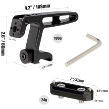 Load image into Gallery viewer, Foto4easy Black NATO Clamp Mini Top Handle + Quick Release NATO Rail 50mm_6526
