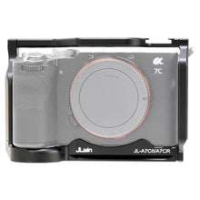 Load image into Gallery viewer, Foto4easy Camera Cage for Sony a7cii /a7cr Camera,Quick Release Plate for Arca-Swiss,1/4" &amp; 3/8" Screw Holes and Cold Shoe Mount for Accessories, Black_1

