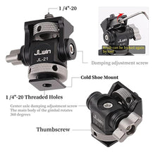 Load image into Gallery viewer, Foto4easy Field Monitor Mount Holder,Camera Monitor Cold Shoe Mount Adapter for 5 inch and 7 inch Monitor,Support Swivel 360and Tilt 180Aadjustable, Black_6992
