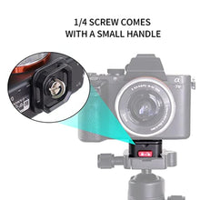 Load image into Gallery viewer, Foto4easy Quick Release Plate Camera Tripod Mount Claw Arca QR Plate Adapter for Sony Canon Nikon Camera Tripod Monopod Slider Gimbal Stabilizer Black_7029
