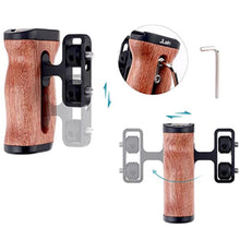 Load image into Gallery viewer, Foto4easy r8 cage for Canon R8 Camera with Quick Release Plate for Arca-Swiss,Includes Dual Universal Side Wooden Handle, Black_6747
