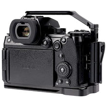 Load image into Gallery viewer, Foto4easy s5ii cage rig for Panasonic LUMIX S5II Mirrorless Camera,Includes Dual Universal Side Wooden Handle, Black_6807
