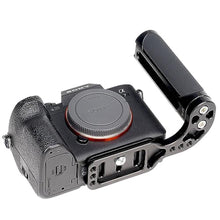 Load image into Gallery viewer, Foto4easy Universal Camera Side Handle Grip with Arca Swiss Plate for Canon Nikon Sony Fujifilm DSLR Camera, Black_6649
