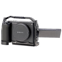 Load image into Gallery viewer, Foto4easy zv-e1 cage for Sony ZV-E1 Camera,Quick Release Plate for Arca-Swiss,1/4" &amp; 3/8" Screw Holes and NATO Rail for Camera Accessories, Black_6671
