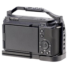 Load image into Gallery viewer, Foto4easy zv-e1 cage for Sony ZV-E1 Camera,Quick Release Plate for Arca-Swiss,1/4" &amp; 3/8" Screw Holes and NATO Rail for Camera Accessories, Black_6672
