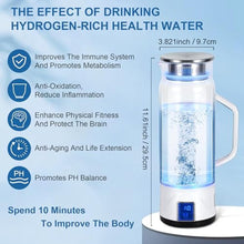Load image into Gallery viewer, FRAMICS Large Hydrogen Water Bottle 2024, Upgraded Hydrogen Water Bottle Generator with Handle, 1L Large Capacity Hydrogen Water Ionizer Machine with PEM SPE Technology for Home/Office/Daily Drinking_984
