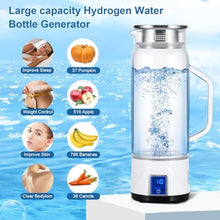 Load image into Gallery viewer, FRAMICS Large Hydrogen Water Bottle 2024, Upgraded Hydrogen Water Bottle Generator with Handle, 1L Large Capacity Hydrogen Water Ionizer Machine with PEM SPE Technology for Home/Office/Daily Drinking_987
