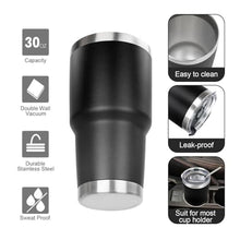 Load image into Gallery viewer, FristChoice 40 oz Tumbler with Lids and Straws Double Wall Vacuum Insulated Tumbler Cup,Stainless Steel Leak-proof Thermal Tumbler Powder Coated Travel Coffee Mug for Cold and Hot Drinks,Pink White, PinkWhite_5148
