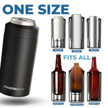 Load image into Gallery viewer, Frost Buddy Universal Can Cooler - Fits Slim Cans, 12 &amp; 16oz (Red)_5878
