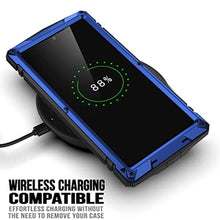 Load image into Gallery viewer, FunnyWin Metal Case for Samsung S23 Aluminum Military Grade Armor Rugged Case with Metal Stand Screen Protector Drop Tested Shockproof Full Cover case for Samsung S23 (Blue)_7901
