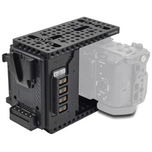 Load image into Gallery viewer, FusionRig FX3/FX30 New Camera Cage Extension Module Build-in Voltage Display with 4 D-Tap, Black_1
