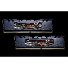 Load image into Gallery viewer, G.SKILL FlareX Series DDR4 RAM (XMP) 16GB (2x8GB) 3200MT/s CL16-18-18-38 1.35V Intel AMD Desktop Computer Memory U-DIMM - Black (F4-3200C16D-16GFX)_1
