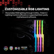 Load image into Gallery viewer, G.SKILL Trident Z RGB Series DDR4 RAM (XMP) 16GB (2x8GB) 3200MT/s CL16-18-18-38 1.35V Intel AMD Desktop Computer Memory U-DIMM (F4-3200C16D-16GTZR)_8749
