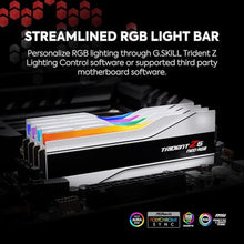 Load image into Gallery viewer, G.SKILL Trident Z5 Neo RGB Series DDR5 RAM (AMD EXPO) 32GB (2x16GB) 6400MT/s CL32-39-39-102 1.40V Desktop Computer Memory U-DIMM - Matte White (F5-6400J3239G16GX2-TZ5NRW), MatteWhite_1444
