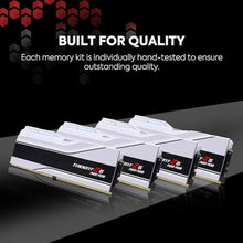 Load image into Gallery viewer, G.SKILL Trident Z5 Neo RGB Series DDR5 RAM (AMD EXPO) 32GB (2x16GB) 6400MT/s CL32-39-39-102 1.40V Desktop Computer Memory U-DIMM - Matte White (F5-6400J3239G16GX2-TZ5NRW), MatteWhite_1446
