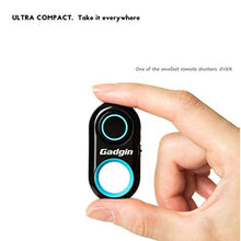 Load image into Gallery viewer, Gadgin Premium Selfie Remote Control Camera Shutter Amazing Wireless Clicker for Photo, Video for iPhone, iPad, Samsung Galaxy, Note, Tab, HTC, Moto, Android, iOS, Phone, Tablet (30ft Range), Blue_616
