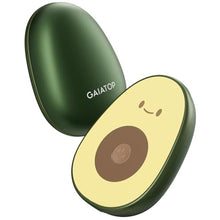 Load image into Gallery viewer, Gaiatop Hand Warmers Rechargeable 2 Pack, Magnetic 3 Settings Fast Heating Avocados Shape, Electric Portable Pocket Heater, Reusable Hot Hands Gifts for Women Men Outdoor Camping Hunting Golf, SmilingFace_1

