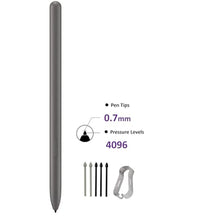 Load image into Gallery viewer, Galaxy Tab S9 FE S Pen [4096 Pressure Sensor] Replacement for Samsung Galaxy Tab S9 FE, Tab S9 FE+ Plus Tablet All Versions, Touch Stylus Pen with 5xTips/Nibs (Gray)_724
