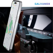 Load image into Gallery viewer, Galvanox Wireless Charging Car CD Slot Phone Holder - Magnetic Mount Charger with Secure CD-Player Attachment - Compatible with MagSafe, Black_1128
