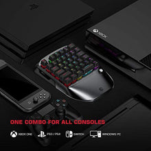 Load image into Gallery viewer, Gaming Keyboard and Mouse for PS4/Xbox One/Xbox Series X/S/Nintendo Switch/PC, GameSir VX2 AimSwitch Wireless Keyboard and Mouse Adapter with RGB Backlit, Controller Adapter for Computer and Consoles, silverblack_897
