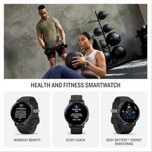 Load image into Gallery viewer, Garmin 010-02862-10 Vivoactive 5 Fitness Smartwatch, Black | Official USA Partner Model | Bundle with Deco Essentials 2-Pack Screen Protector and 2 YR CPS Enhanced Protection Pack_2633
