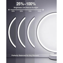 Load image into Gallery viewer, Geecent Sun Lamp 10000 Lux Light Therapy Lamp, UV-Free with Remote Control, 3 Color Temperatures, 4 Bright Levels &amp; Timer, Seasonal Sunlight for Home, Office, White_109
